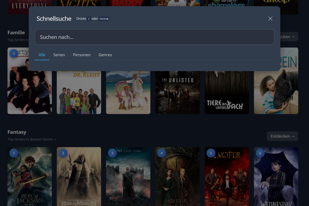 Quick Search Shortcut