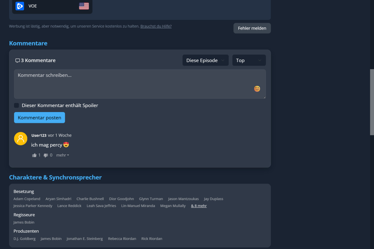 View Comments & Episode Details