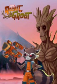 Marvel's Rocket & Groot Cover, Poster, Marvel's Rocket & Groot